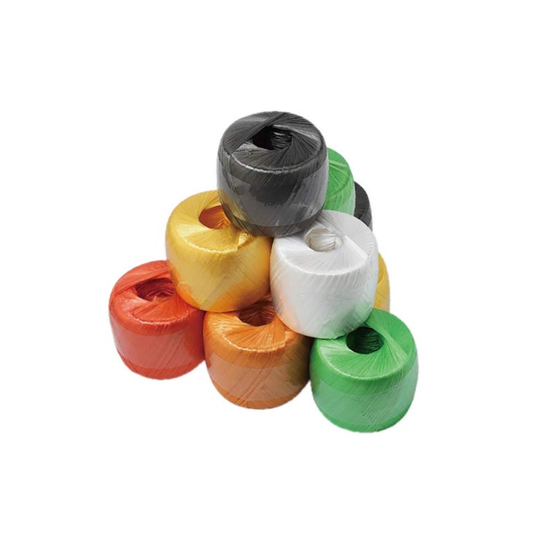 Cenme 800m Length 2-3cm Width Polyester Nylon Plastic Rope Twine for Packing,Carrying,Hanging,Gardening,Arts and Crafts, Bundling Parcels and Wedding, Decorations,Gift,One Roll - Image 1